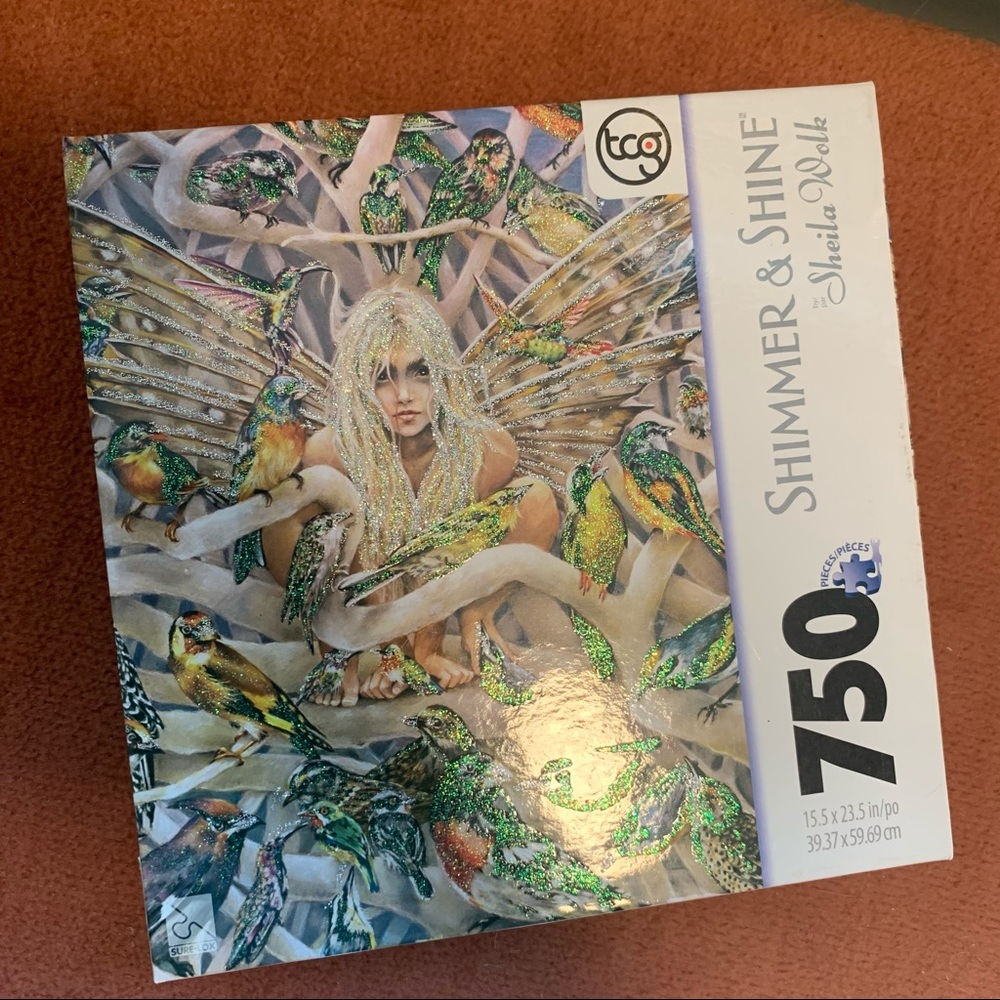 Glitter Fairy & Bird Puzzle